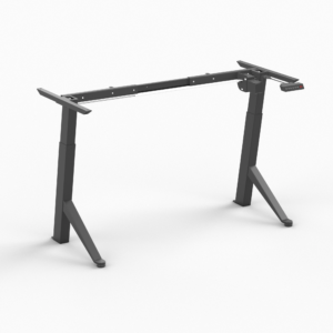 YDesk Familie - kleur-frame: Zwart (RAL9016)